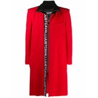 Just Cavalli Casaco com logo e gola canelada - Vermelho