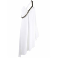 Just Cavalli embellished strap dress - Branco