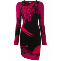 Just Cavalli Vestido assimétrico de tricô - Preto