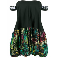 Just Cavalli Vestido com estampa de cobra - Preto