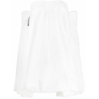 Just Cavalli Vestido mini com decote coração - Branco