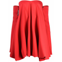 Just Cavalli Vestido mini com decote coração - Vermelho