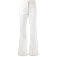 JW Anderson bootcut high rise jeans - Branco