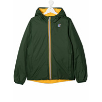 K Way Kids Casaco matelassê dupla face - Verde