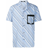 Karl Lagerfeld Camisa com estampa de logo - Azul