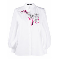 Karl Lagerfeld Camisa com estampa floral - Branco