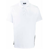 Karl Lagerfeld Camisa polo com logo bordado - Branco