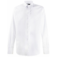 Karl Lagerfeld Camisa slim de alfaiataria - Branco