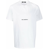 Karl Lagerfeld Camiseta com bordado Essential - 100 WHITE