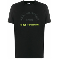 Karl Lagerfeld Camiseta com estampa Address - Preto