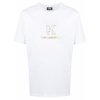 Karl Lagerfeld Camiseta com estampa de logo - Branco