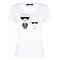Karl Lagerfeld Camiseta com estampa de logo - Branco