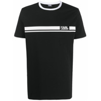 Karl Lagerfeld Camiseta com estampa de logo - Preto
