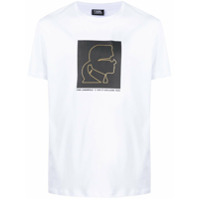 Karl Lagerfeld Camiseta com estampa fotográfica - Branco