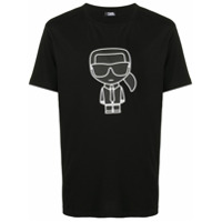 Karl Lagerfeld Camiseta com estampa gráfica - Preto
