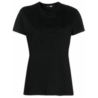 Karl Lagerfeld Camiseta de algodão com estampa Karl Profile - Preto