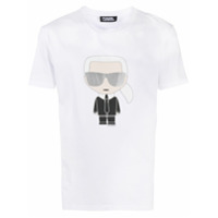 Karl Lagerfeld Camiseta decote careca K/Ikonik - Branco