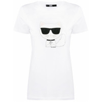 Karl Lagerfeld Camiseta Ikonik Choupette - Branco