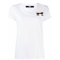 Karl Lagerfeld Camiseta 'Ikonik Karl' - Branco