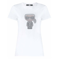Karl Lagerfeld Camiseta Ikonik Karl - Branco