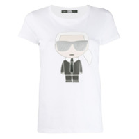 Karl Lagerfeld Camiseta Ikonik Karl - Branco