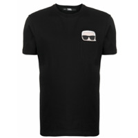 Karl Lagerfeld Camiseta Ikonik Karl com bolso - Preto