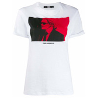 Karl Lagerfeld Camiseta Karl com estampa - Branco