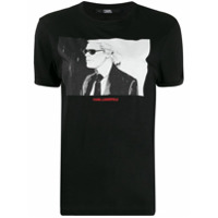 Karl Lagerfeld Camiseta Karl com estampa - Preto