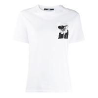 Karl Lagerfeld Camiseta Karl Legen com bolso - Branco