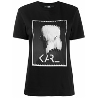 Karl Lagerfeld Camiseta Karl Legend com estampa gráfica - Preto