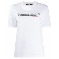 Karl Lagerfeld Camiseta Karlism com estampa - Branco