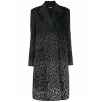 Karl Lagerfeld Casaco Karl X Carine com estampa de leopardo - Cinza