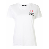 Karl Lagerfeld Forever Karl T-shirt - Branco