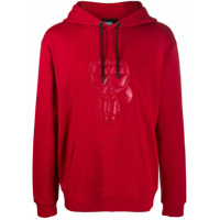 Karl Lagerfeld Moletom matelassê Karl com capuz - Vermelho
