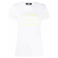 Karl Lagerfeld Rue St-Guillaume logo T-shirt - Branco