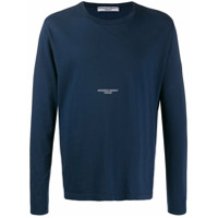 Katharine Hamnett London Camiseta mangas longas com logo - Azul