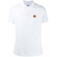 Kenzo Camisa polo com patch de tigre - Branco