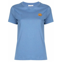 Kenzo Camiseta com detalhe estampa de tigre no busto - Azul