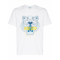 Kenzo Camiseta com estampa de logo Tiger - Branco