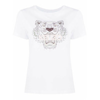 Kenzo Camiseta com estampa de tigre - Branco
