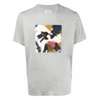 Kenzo Camiseta de algodão com estampa abstrata - Cinza