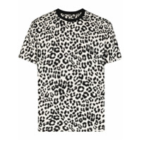 Kenzo Camiseta de algodão com estampa de leopardo - Branco