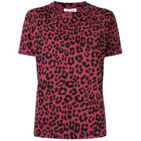 Kenzo Camiseta mangas curtas com estampa de leopardo - Roxo