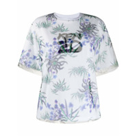Kenzo Camiseta Sea Lily com sobreposição - Branco