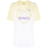 Kenzo Camiseta Tiger com efeito degradê - Amarelo