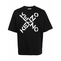 Kenzo Crossed Logo crew-neck T-shirt - Preto