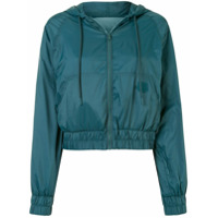 Kenzo Jaqueta matelassê dupla face com zíper - Verde