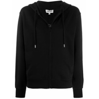 Kenzo Moletom com capuz e bordado de tigre - Preto