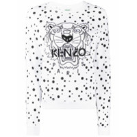 Kenzo Moletom com estampa de logo monocromático - Branco