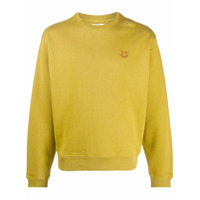 Kenzo Moletom de algodão com emblema de tigre - Verde